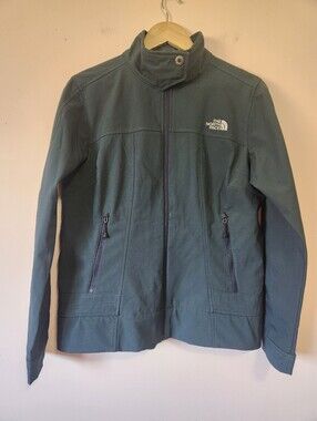 The North Face Apex Bionic Softshell Jacket Slate Teal L Like New Gorpcore Tech